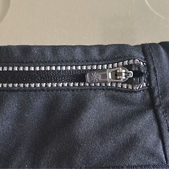 ATHLETA Pulse Lined Athletic Running Shorts Black L - Picture 3 of 6